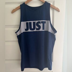 MOVING SALE 🏠 Nike Women’s Just Do It Navy Blue Tank - EUC - Medium